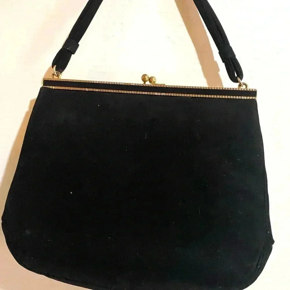 Koret black suede handle bag - Picture 3 of 9